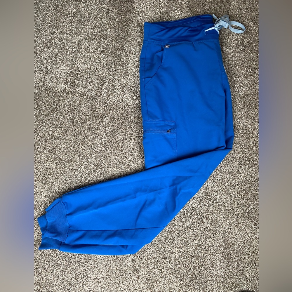 FIGS Royal Blue Zamora Joggers excellent used condition Medium
